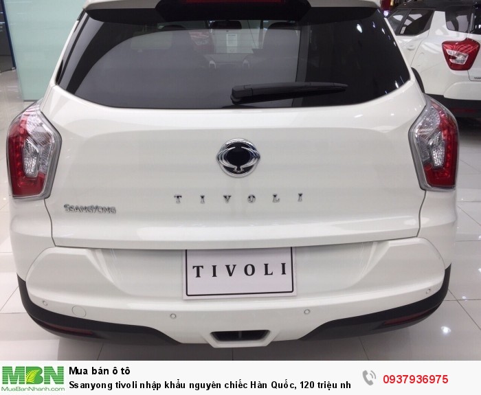 Ssanyong tivoli nhập khẩu nguyên chiếc Hàn Quốc, 120 triệu nhận xe