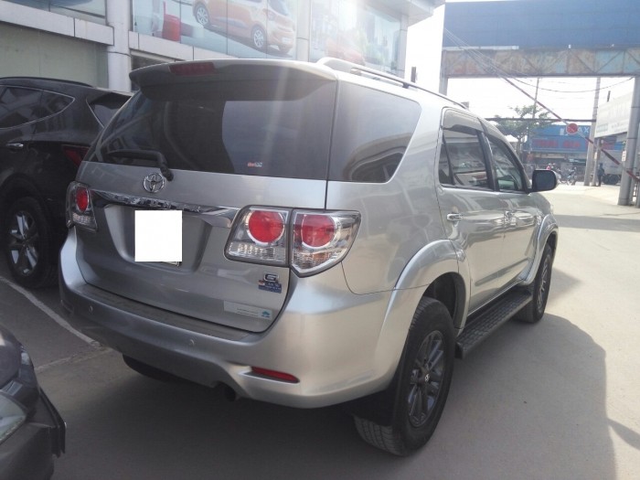 TBán xe Fortuner 2.5MT, số sàn, máy dầu, 2015, biển SG, hỗ trợ góp 75%