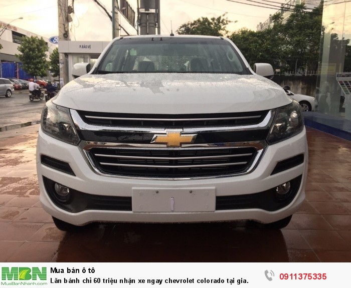 Lăn bánh chỉ 60 triệu nhận xe ngay chevrolet colorado tại gia.