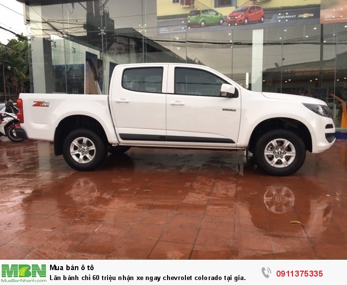 Lăn bánh chỉ 60 triệu nhận xe ngay chevrolet colorado tại gia.