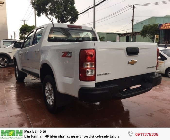 Lăn bánh chỉ 60 triệu nhận xe ngay chevrolet colorado tại gia.