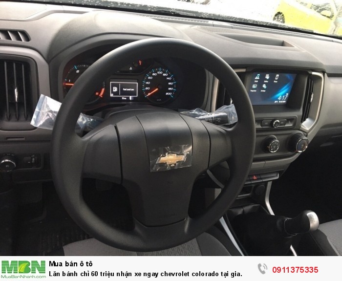 Lăn bánh chỉ 60 triệu nhận xe ngay chevrolet colorado tại gia.