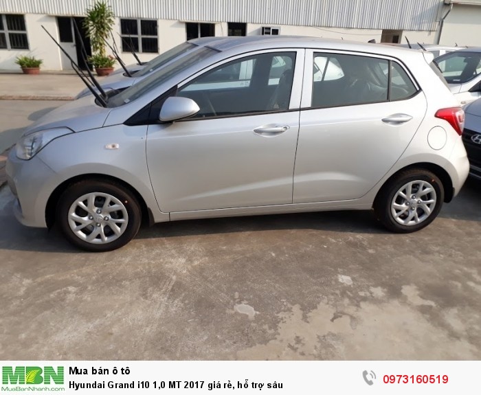 Hyundai Grand i10 1,0 MT 2017 giá rẻ, hỗ trợ sâu