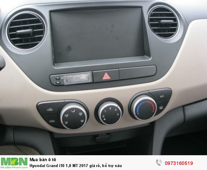 Hyundai Grand i10 1,0 MT 2017 giá rẻ, hỗ trợ sâu