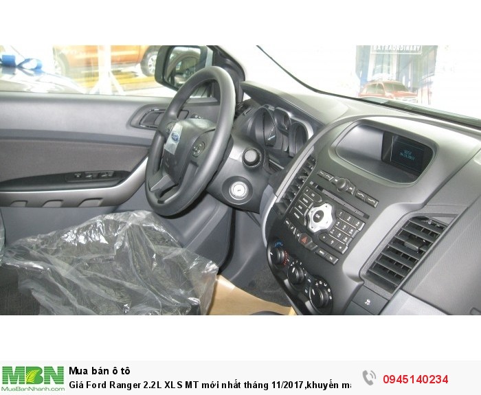 Ford Tây Ninh,Giá Ford Ranger 2.2L XLS MT mới nhất tháng 12/2017,khuyến mãi 100% phí trước bạ