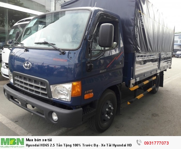 Hyundai HD65 2.5 Tấn Tặng 100% Trước Bạ - Xe Tải Hyundai HD65 2.5 Tấn Trả Góp Giao Xe Ngay