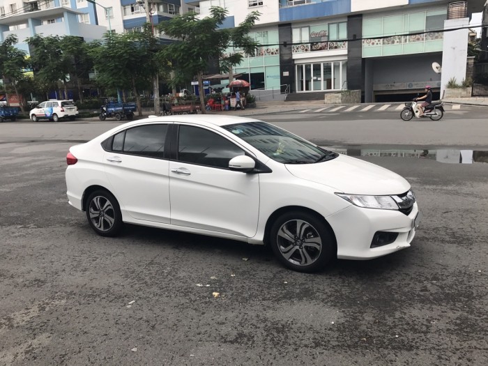 Bán xe Honda City 2014 AT màu trắng 465tr