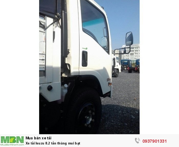 Xe tải Isuzu 8.2 tấn thùng mui bạt