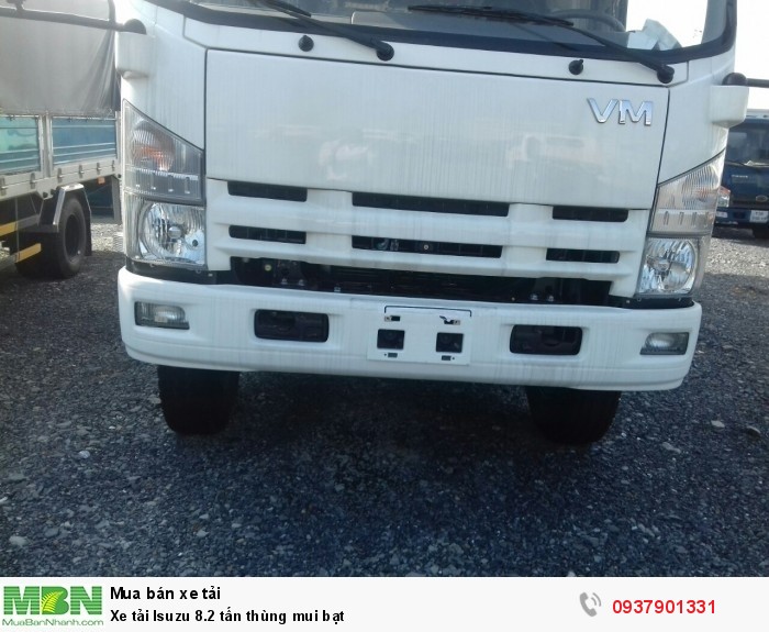Xe tải Isuzu 8.2 tấn thùng mui bạt