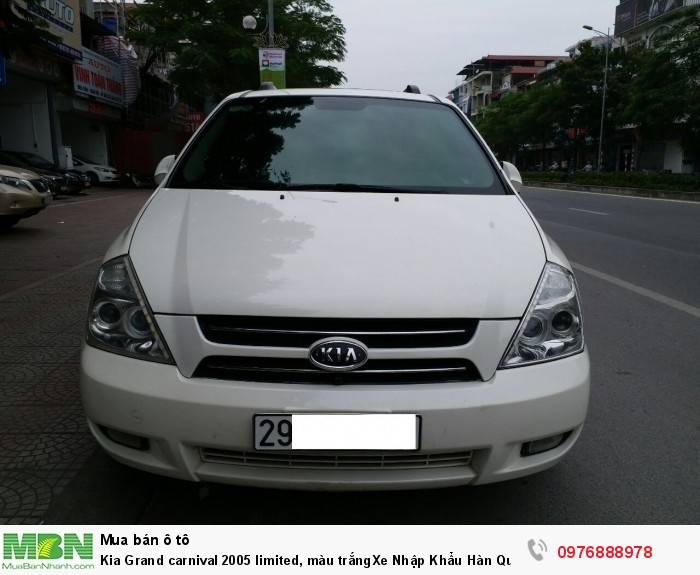 Kia Grand carnival 2005 limited, màu trắngXe Nhập Khẩu Hàn Quốc