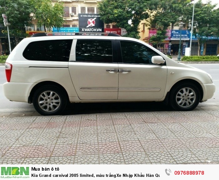 Kia Grand carnival 2005 limited, màu trắngXe Nhập Khẩu Hàn Quốc