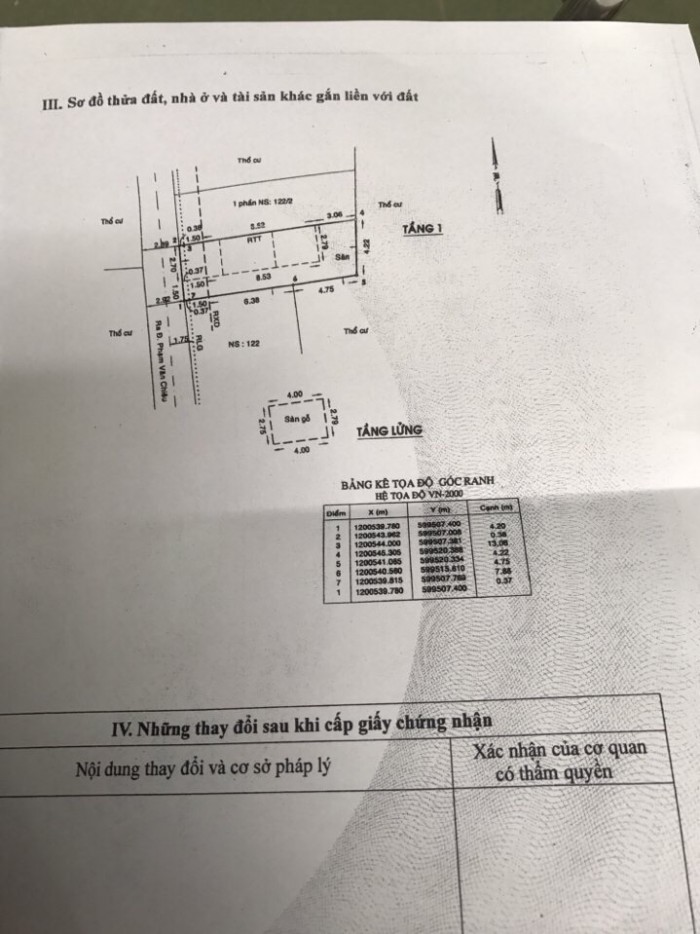 Bán 2 căn cấp 4 nát Hẻm Đường số 1, Phường 13 quận Gò Vấp, 4 x 13,7m, 4 x 13,2m, giá 2,3 tỷ/căn