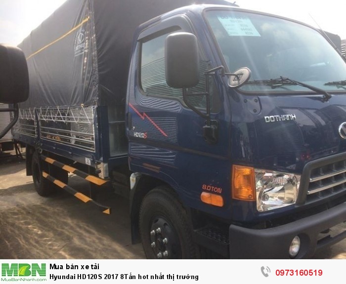 Hyundai HD120S 2017 8Tấn hot nhất thị trường