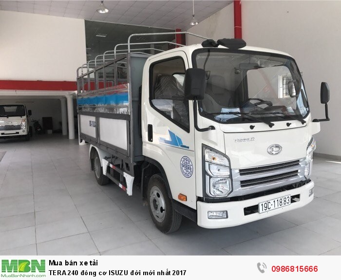 TERA 240 đông cơ ISUZU đời mới nhất 2017