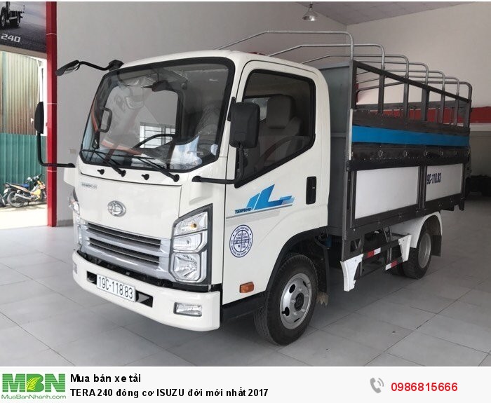 TERA 240 đông cơ ISUZU đời mới nhất 2017