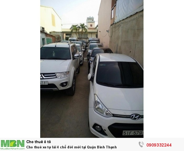 Cho thuê xe tự lái 4 chỗ đời mới tại Quận Bình Thạnh