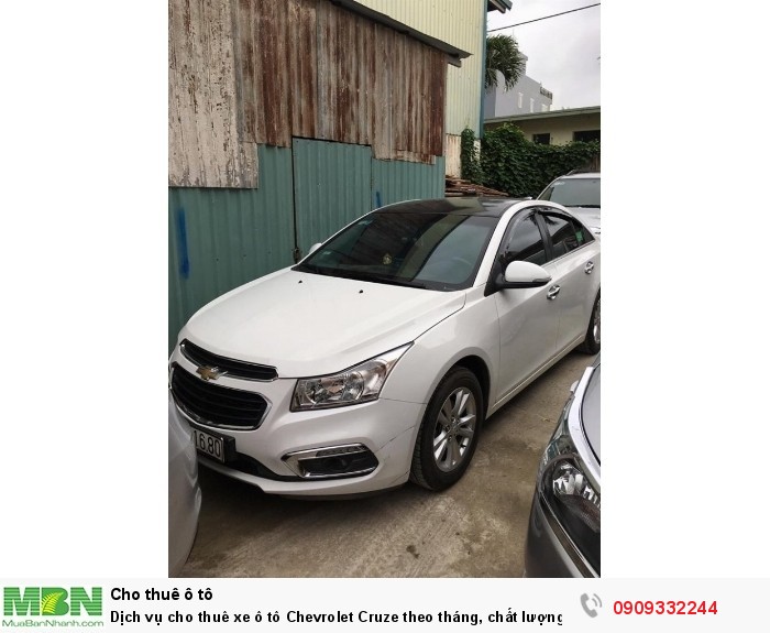 Dịch vụ cho thuê xe ô tô Chevrolet Cruze theo tháng, chất lượng giá rẻ tại HCM