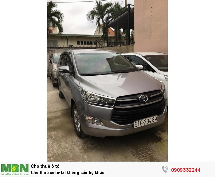 Cho thuê xe tự lái không cần hộ khẩu