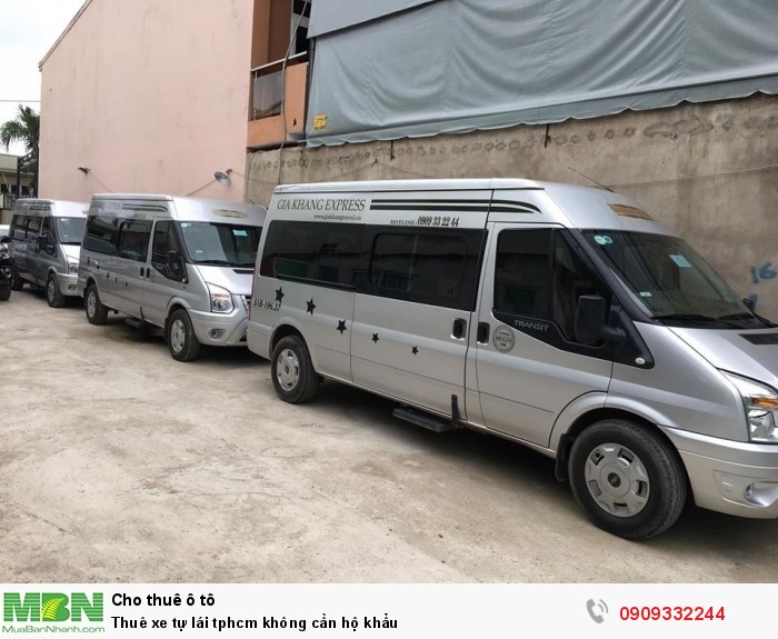 Thuê xe tự lái tphcm không cần hộ khẩu