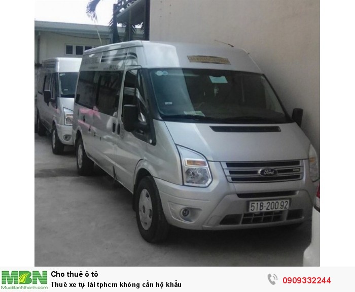 Thuê xe tự lái tphcm không cần hộ khẩu