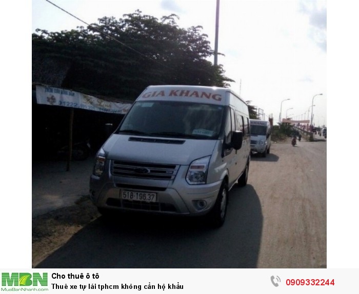 Thuê xe tự lái tphcm không cần hộ khẩu