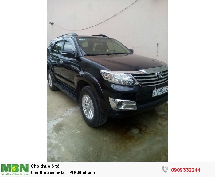 Cho thuê xe tự lái TPHCM nhanh