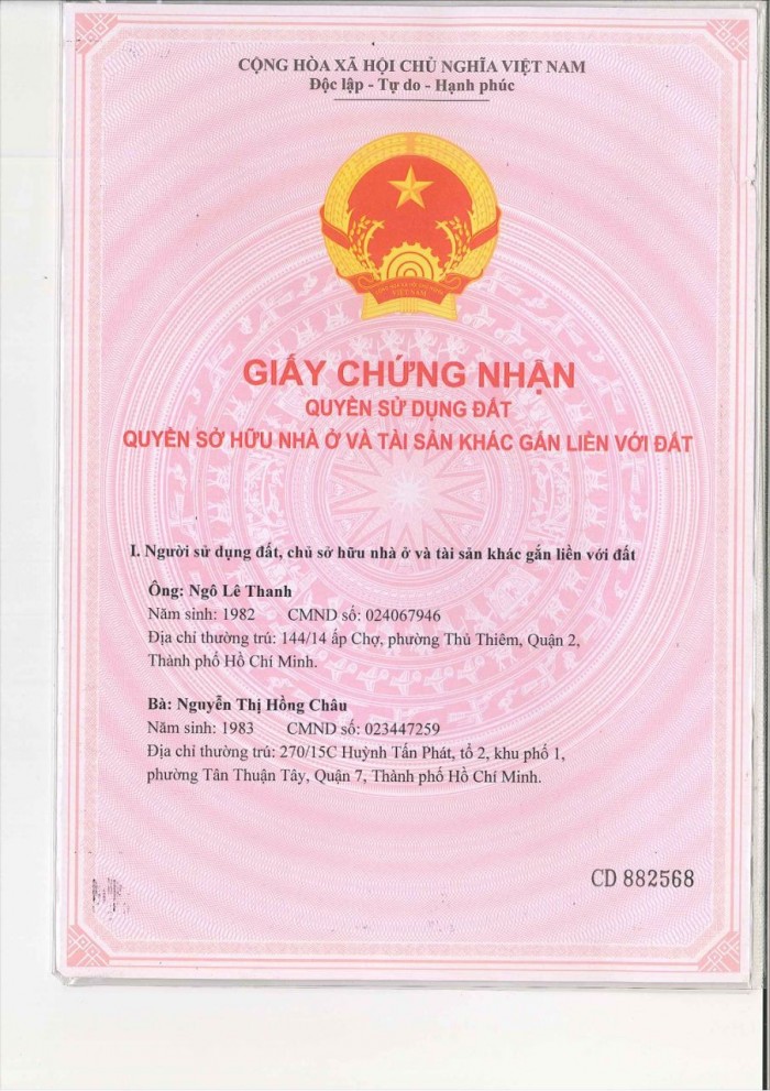 Bán nhà hẻm nhỏ Nguyễn Văn Quỳ Q.7, 1.91 tỷ