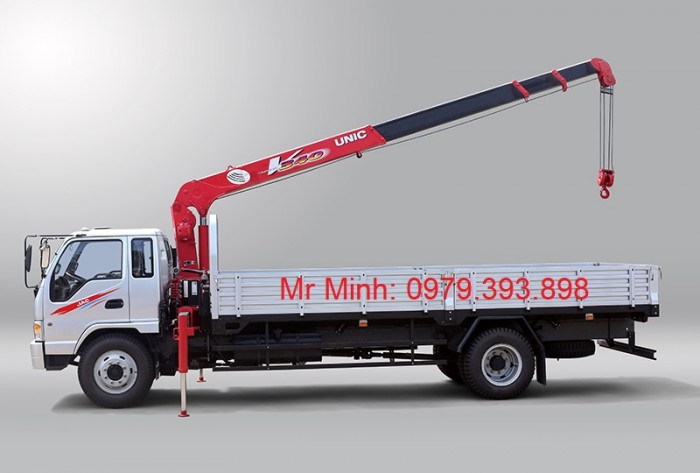 Xe Jac Cẩu 8.35 Tấn, Cẩu Unic 3 Tấn 4, Thùng 6,2 Mét, Mới 100%