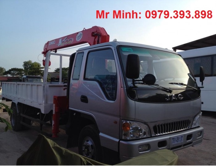 Xe Jac Cẩu 8.35 Tấn, Cẩu Unic 3 Tấn 4, Thùng 6,2 Mét, Mới 100%