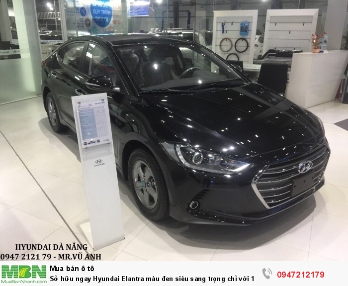 Sở hữu ngay Hyundai Elantra màu đen siêu sang trọng chỉ với 100 triệu trong tháng 11!