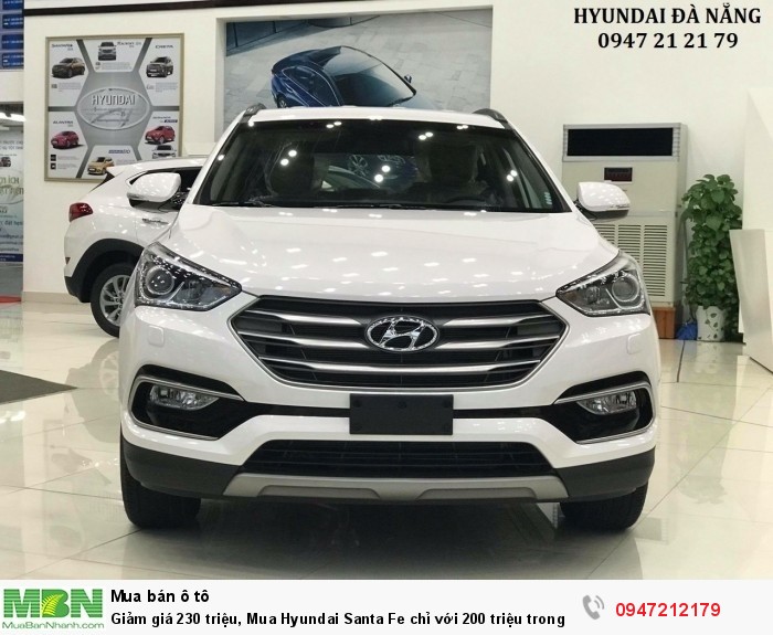 Giảm giá 230 triệu, Mua Hyundai Santa Fe chỉ với 200 triệu trong tháng 11