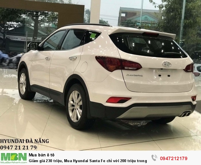 Giảm giá 230 triệu, Mua Hyundai Santa Fe chỉ với 200 triệu trong tháng 11