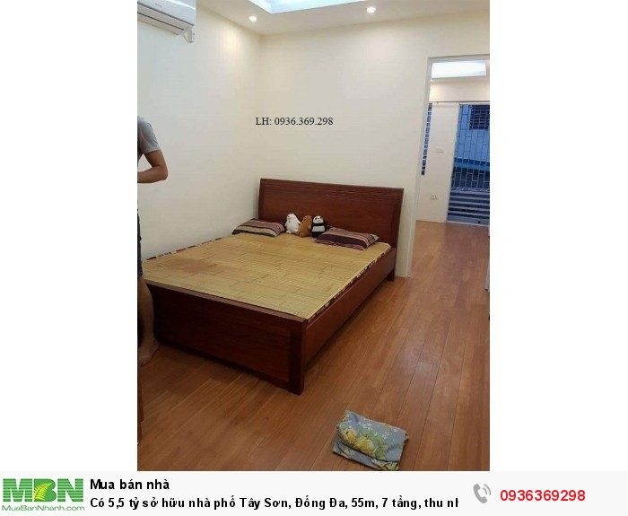 Có 5,5 tỷ sở hữu nhà phố Tây Sơn, Đống Đa, 55m, 7 tầng, thu nhập 50tr/tháng?