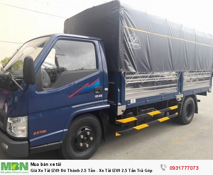 Giá Xe Tải IZ49 Đô Thành 2.5 Tấn - Xe Tải IZ49 2.5 Tấn Trả Góp