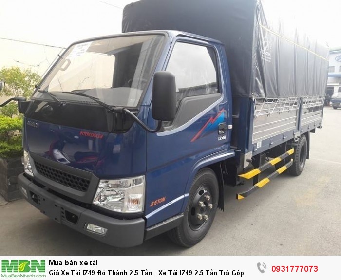 Giá Xe Tải IZ49 Đô Thành 2.5 Tấn - Xe Tải IZ49 2.5 Tấn Trả Góp