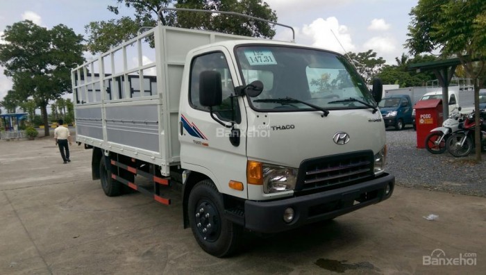 Xe tải Hyundai 6.4 tấn nâng tải, xe tải Hyundai HD650 6.5 tấn thùng mui bạt/thùng kín mới 2017