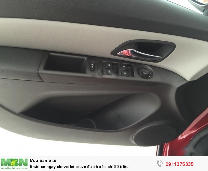 Nhận xe ngay chevrolet cruze đưa trước chỉ 90 triệu