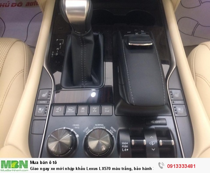 Giao ngay xe mới nhập khẩu  Lexus LX570 màu trắng, bảo hành 36 tháng