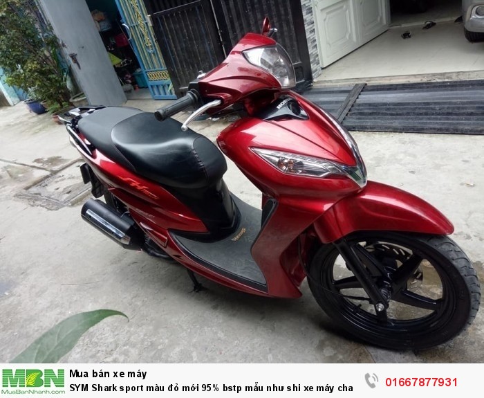 Bán SYM Shark 125 màu đen đời 2009 bstp xe rin một chủ ở TPHCM giá 145tr  MSP 831995