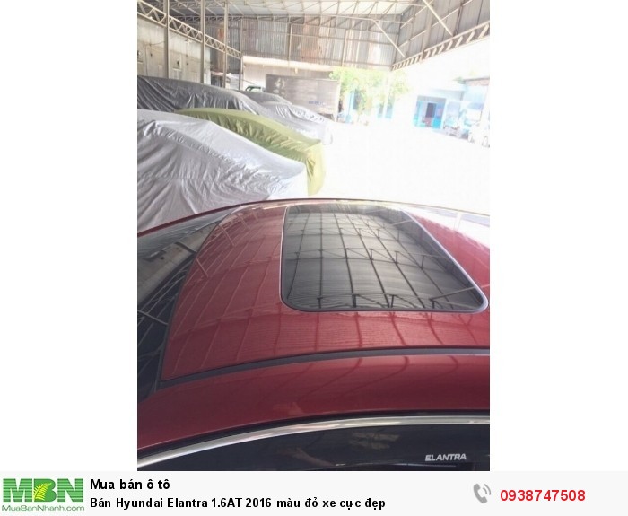 Bán Hyundai Elantra 1.6AT 2016 màu đỏ xe cực đẹp