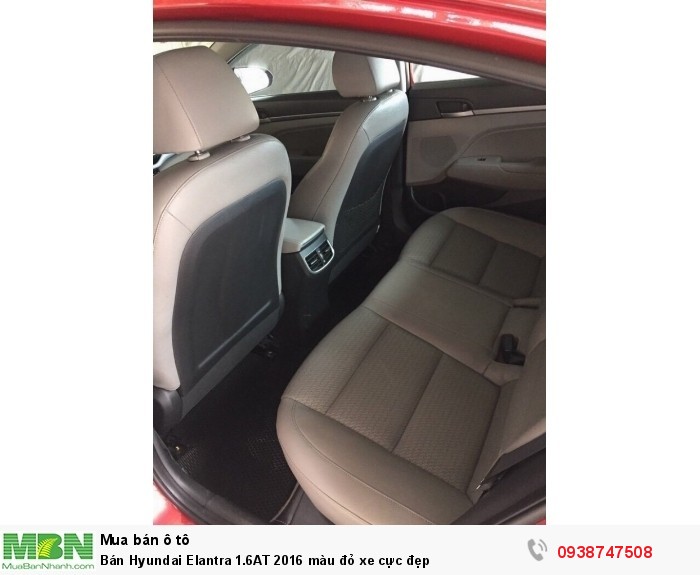 Bán Hyundai Elantra 1.6AT 2016 màu đỏ xe cực đẹp