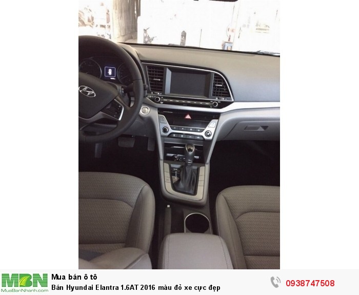 Bán Hyundai Elantra 1.6AT 2016 màu đỏ xe cực đẹp