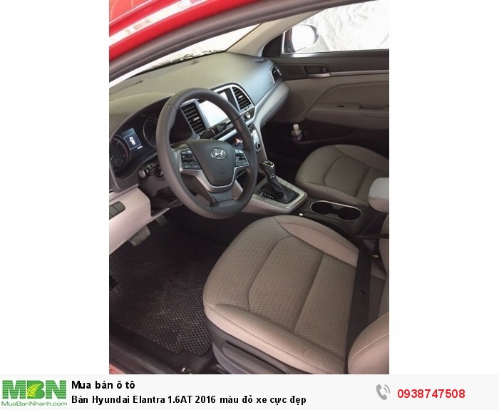 Bán Hyundai Elantra 1.6AT 2016 màu đỏ xe cực đẹp