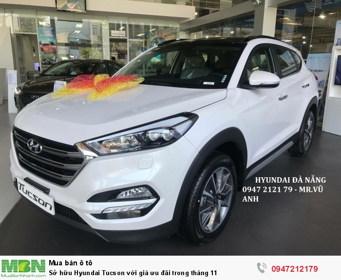 Sở hữu Hyundai Tucson với giá ưu đãi trong tháng 11