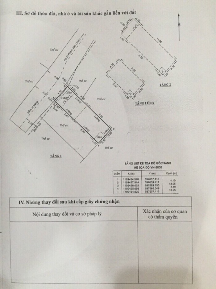 Bán Nhà hẻm 1 trục Cây Trâm, phường 8, quận Gò Vấp, 4,1 x 13m, 1 Trệt + 1 lửng, 3 Lầu, giá 3,58 tỷ