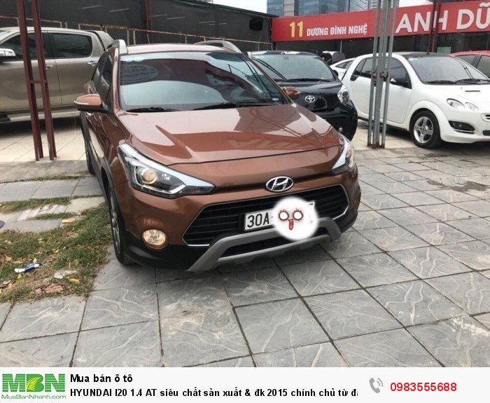 HYUNDAI I20 1.4 AT siêu chất sản xuất & đk 2015 chính chủ từ đầu biển Hà Nội.