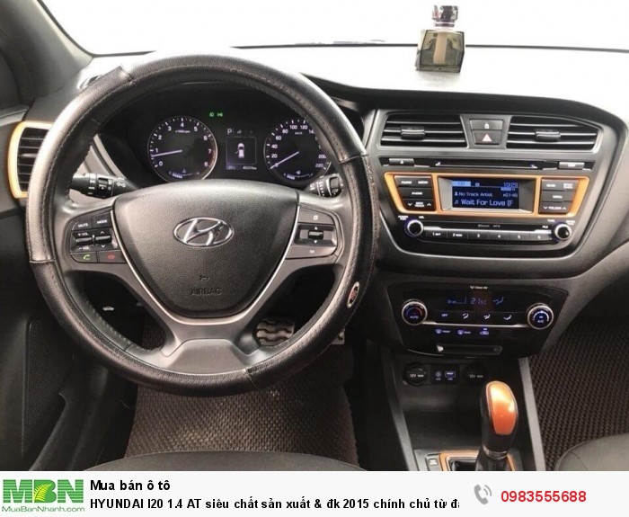 HYUNDAI I20 1.4 AT siêu chất sản xuất & đk 2015 chính chủ từ đầu biển Hà Nội.
