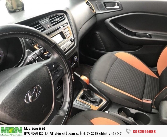 HYUNDAI I20 1.4 AT siêu chất sản xuất & đk 2015 chính chủ từ đầu biển Hà Nội.