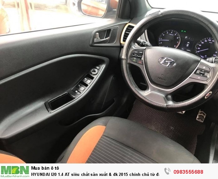 HYUNDAI I20 1.4 AT siêu chất sản xuất & đk 2015 chính chủ từ đầu biển Hà Nội.