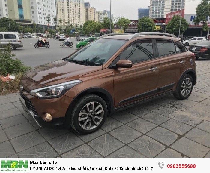 HYUNDAI I20 1.4 AT siêu chất sản xuất & đk 2015 chính chủ từ đầu biển Hà Nội.